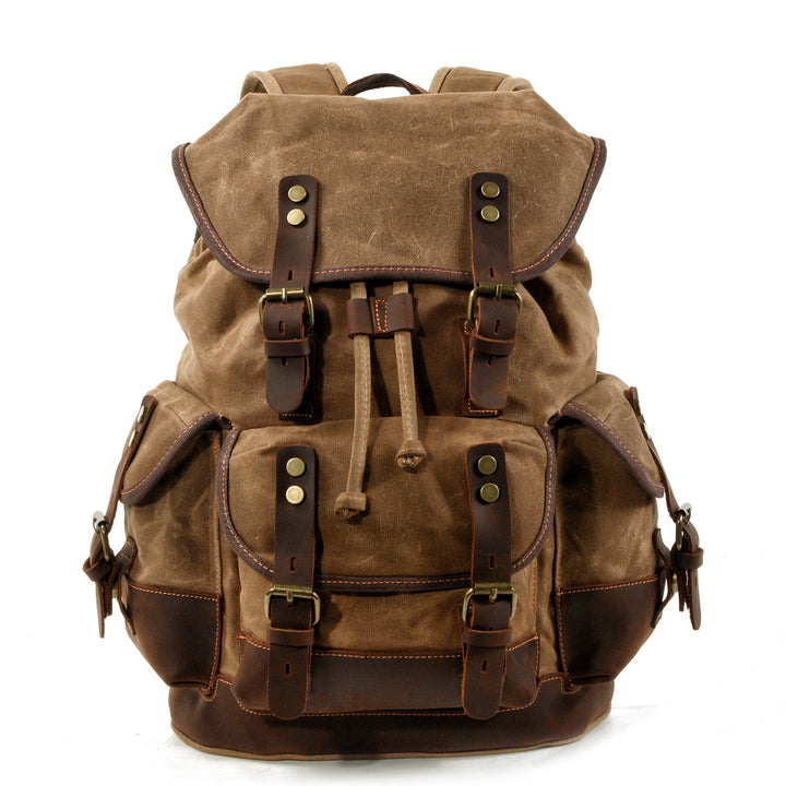 Heritage Explorer Canvas Backpack – Vintage Adventurer Edition