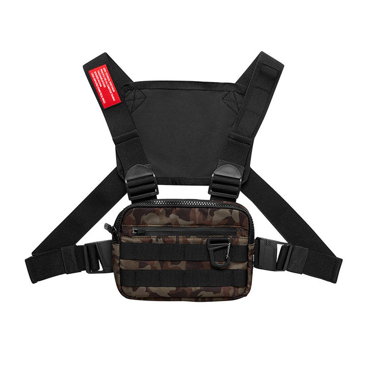 Urban Navigator Chest Pouch – Compact Tactical Sling Bag with Adjustable Harness