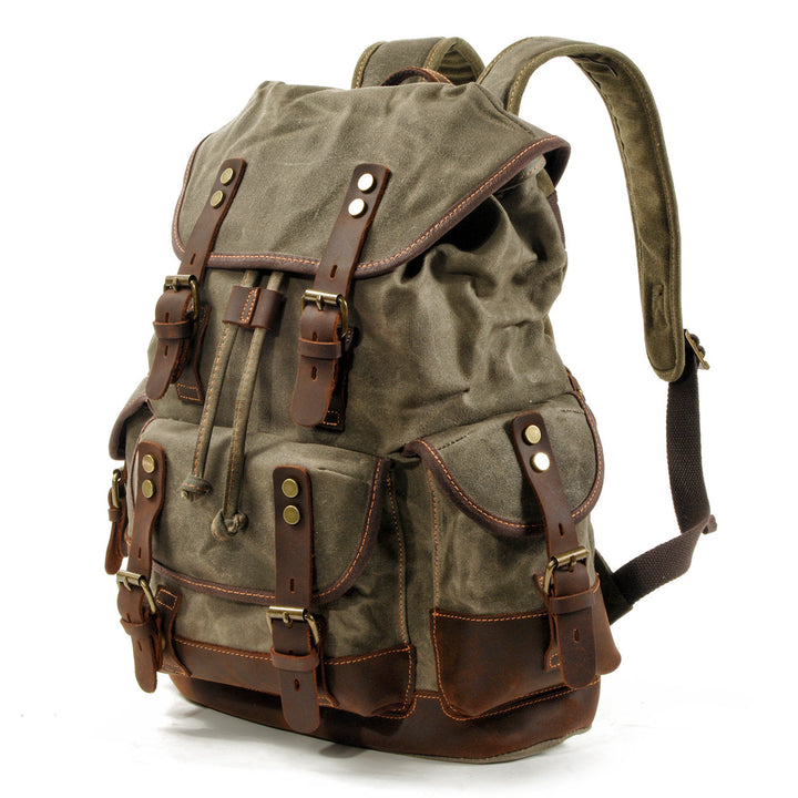 Heritage Explorer Canvas Backpack – Vintage Adventurer Edition