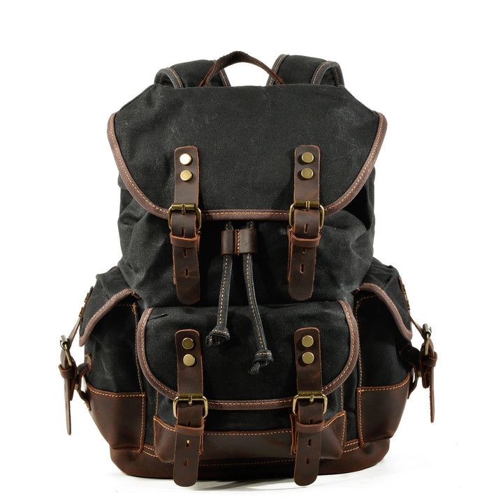 Heritage Explorer Canvas Backpack – Vintage Adventurer Edition