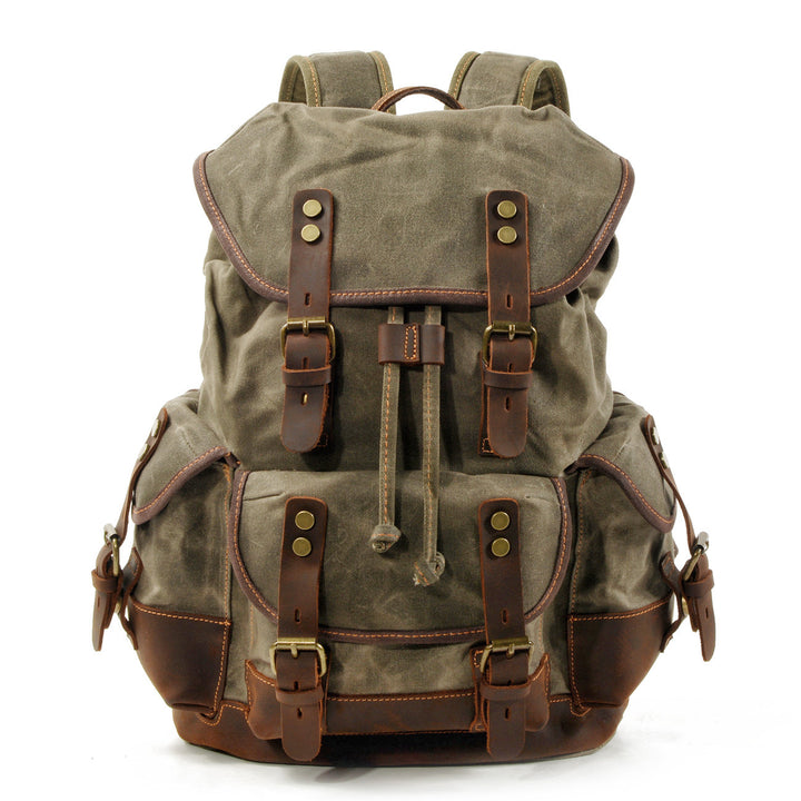 Heritage Explorer Canvas Backpack – Vintage Adventurer Edition