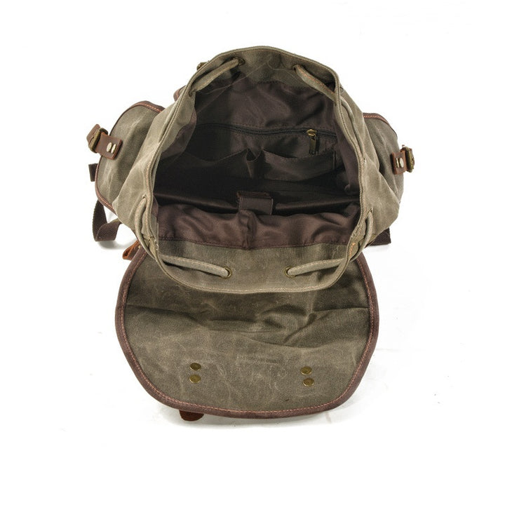 Heritage Explorer Canvas Backpack – Vintage Adventurer Edition