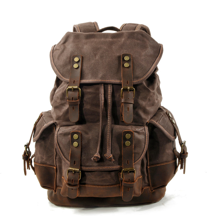 Heritage Explorer Canvas Backpack – Vintage Adventurer Edition