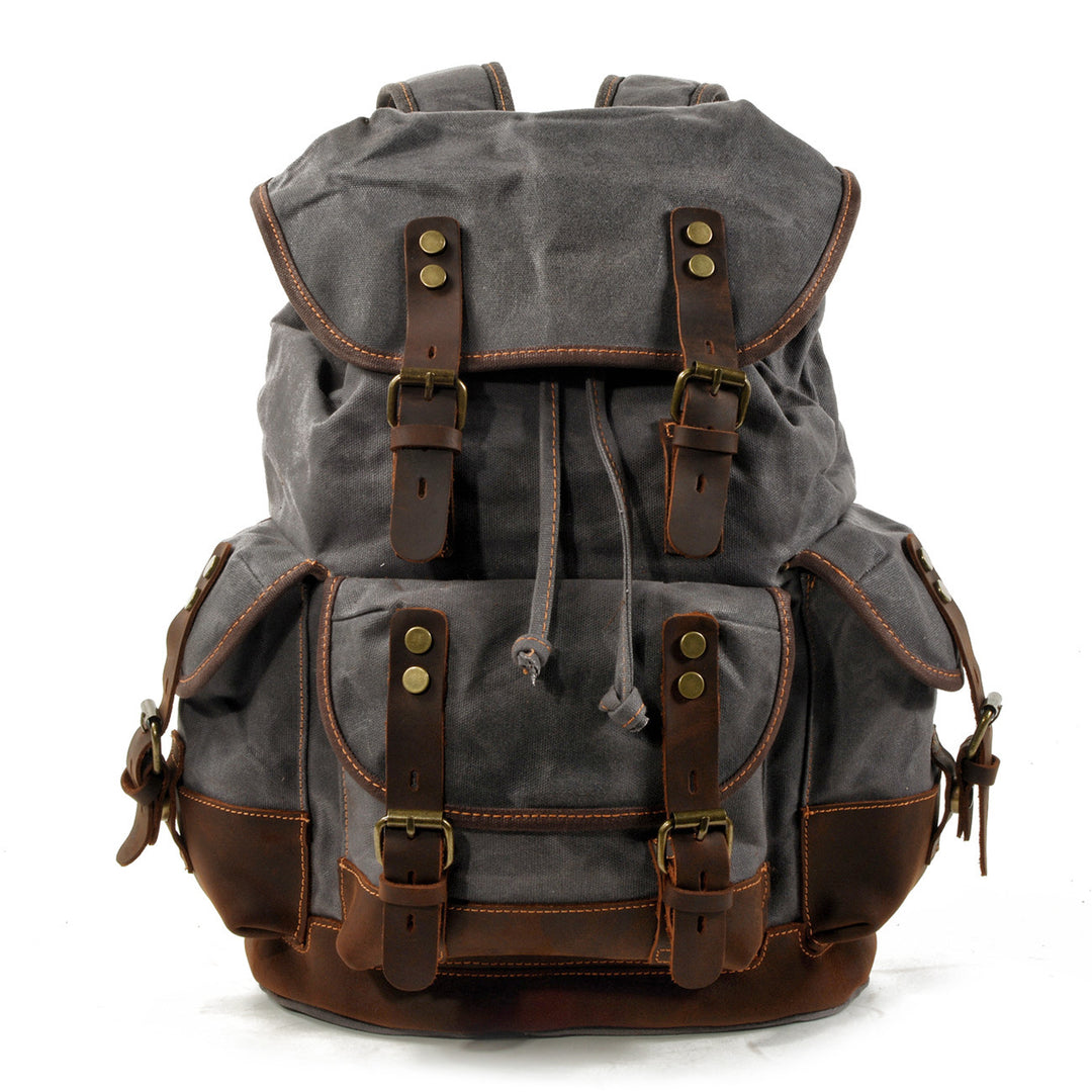 Heritage Explorer Canvas Backpack – Vintage Adventurer Edition