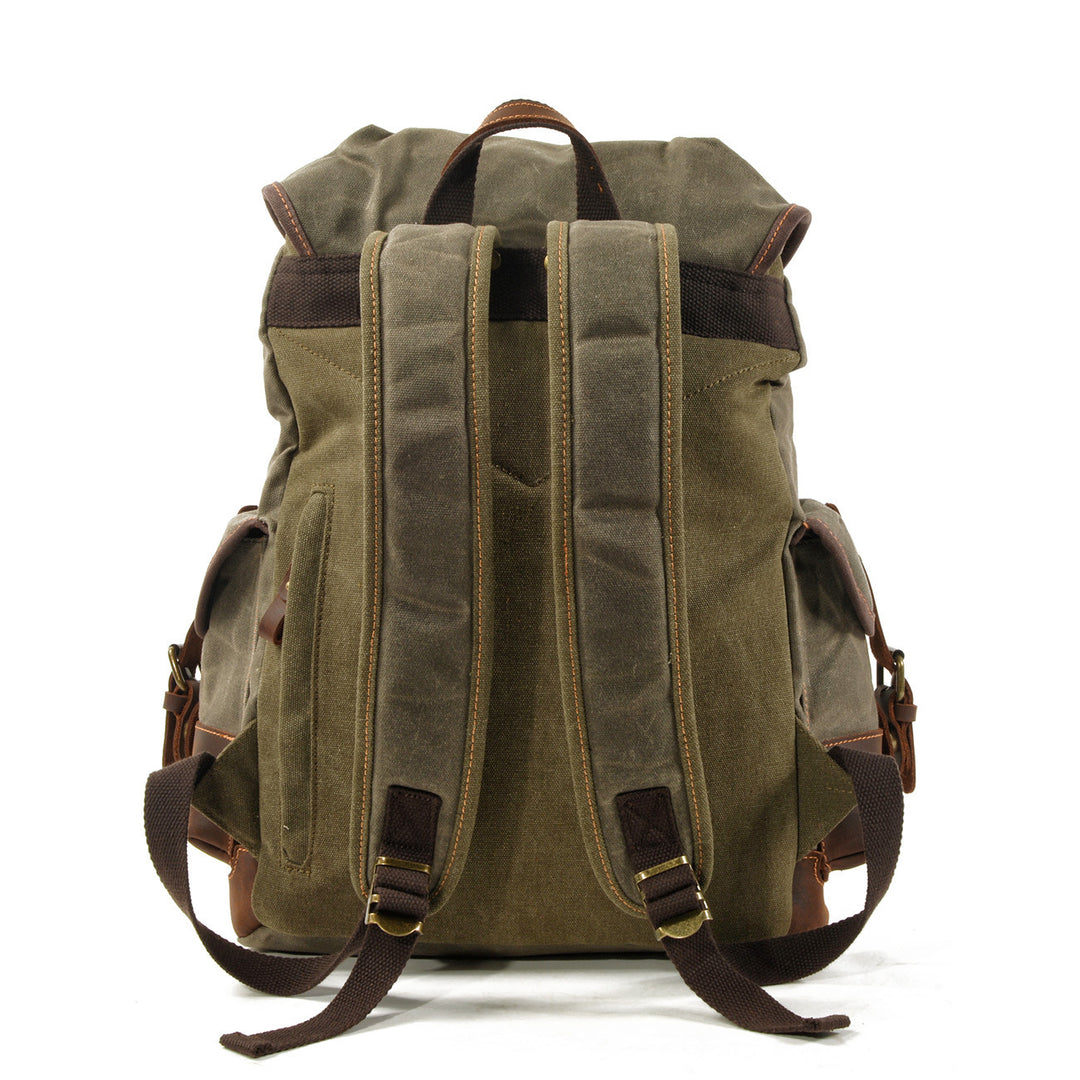 Heritage Explorer Canvas Backpack – Vintage Adventurer Edition