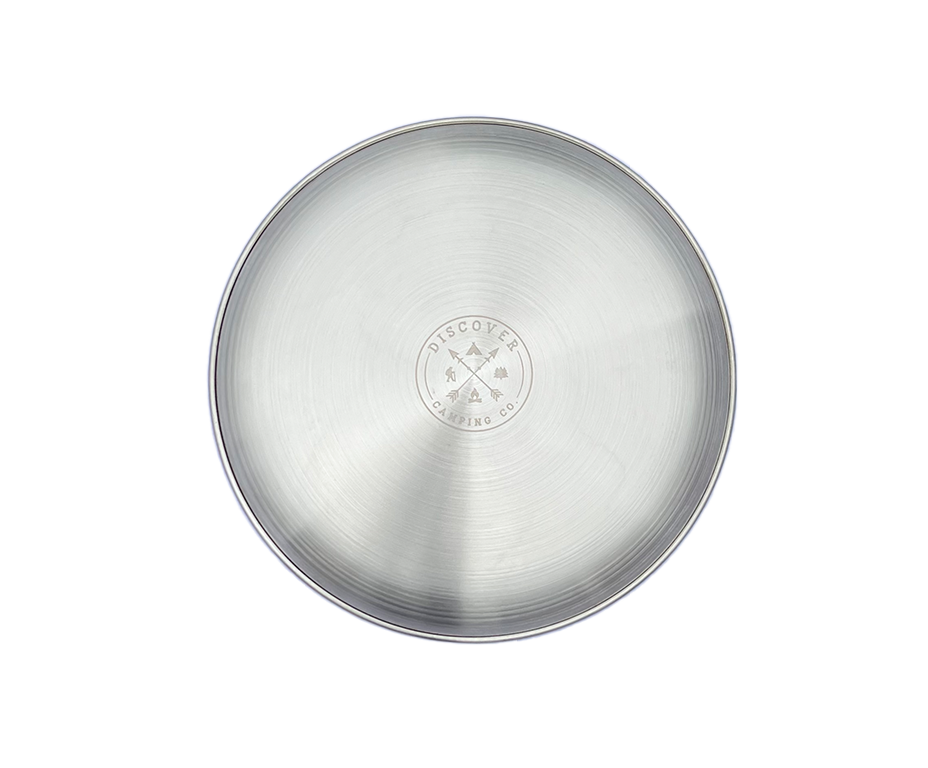 Camping Plate (Stainless Steel)