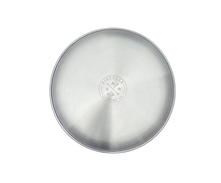 Camping Plate (Stainless Steel)