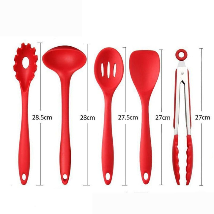 Cooking Utensils Premium Silicone Heat Resistant Non Stick 10 PCS Set