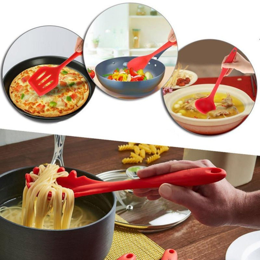 Cooking Utensils Premium Silicone Heat Resistant Non Stick 10 PCS Set